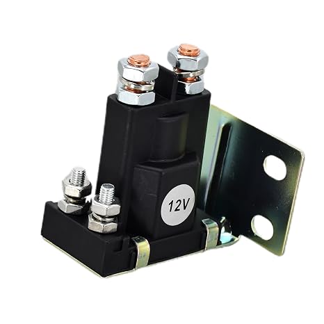 Starter Solenoid 12V AM104036 Compatible with John Deere Lawn Tractor 111H 112L 108 116 STX30 STX38 STX46 Riding Mower GX75 GX95 R70 R72 R92 Sprayer 4700 6100 6500