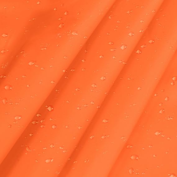 Vonty Orange Ripstop Nylon Waterproof Fabric, 3 Yard, 60 Inch Wide