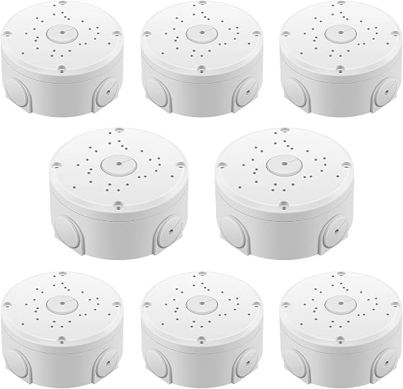 Universial ABS Security Camera Junction Box (8 Pack)