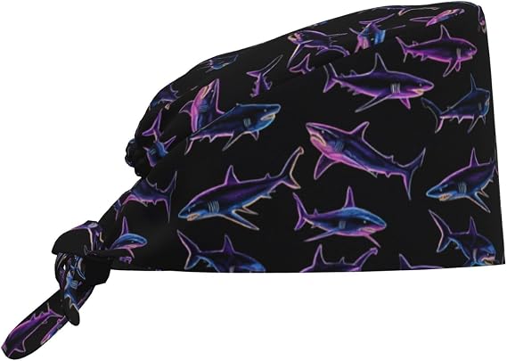Adjustable Scrub Cap with Sweatband, Breathable Working Hat for Men/Women
