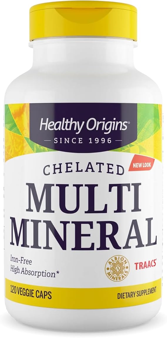 Healthy Origins Chelated Multi Mineral, Albion TRAACS, 120 Caps