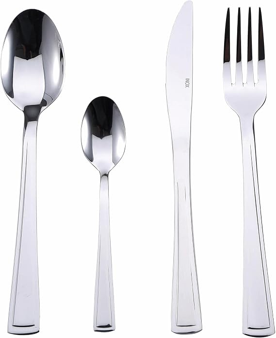 Bergner Torino Cutlery Set, Silver, 24 Piece