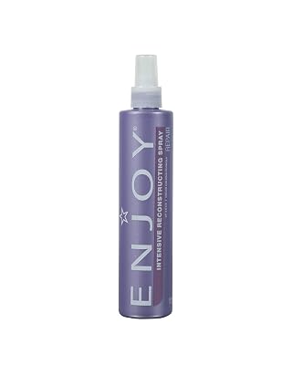 Enjoy Hair Care Intensive Reconstructing Spray, 10 Fl Oz - Amino Acid Formula for Curly Hair, Detangler , Styling Products, Anti Frizz , Color Safe, Sulfate Free