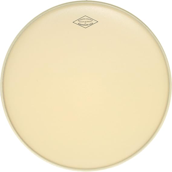 Aquarian Drumheads MOTC-M14 Modern Vintage Med. 14-inch Tom Tom/Snare Drum Head, Off-White
