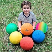 Playground Balls 8.5 Inch, Kickball Dodgeball for Kids and Adults - Bouncing Dodge Ball, Handball, Square Game for Outdoor & Indoor  Free Pump & Mesh Bag