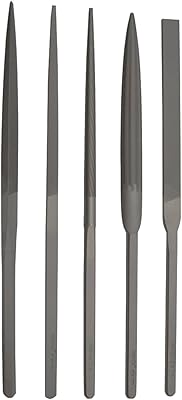 5 Piece Habilis Cut 1 Coarse Swiss Pattern Needle 8-12 Finishing Jewelry Making File Set
