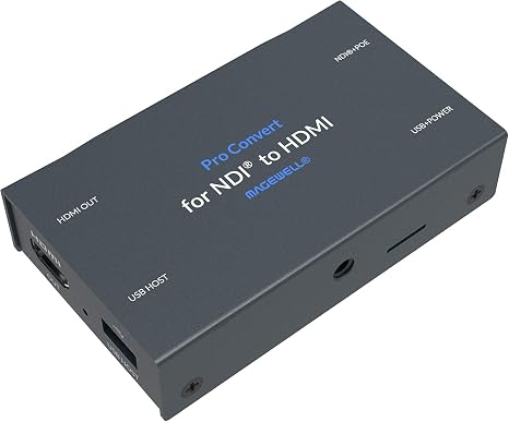 Magewell Pro Convert NDI to HDMI 64100 NDI Decoder, 4K60
