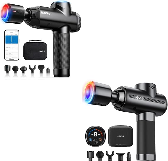 RENPHO Active Thermacool 2 Massage Gun with Heat and Cold Therapy + Power+ Thermacool Massage Gun Deep Tissue