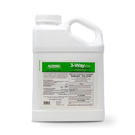 Agrisel 3 Way Max Weed Killer, Eliminate 50+ Weeds, Pet Safe, 128 Ounces