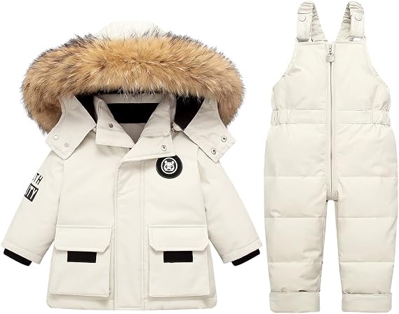 Boy Snow Pant Jacket Toddler Girl Snowsuit Winter Clothes Snow Bib Kid Coat
