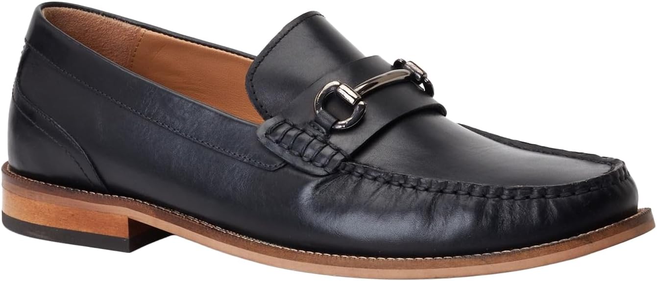 Washed Brown Leather Loafers by Base London