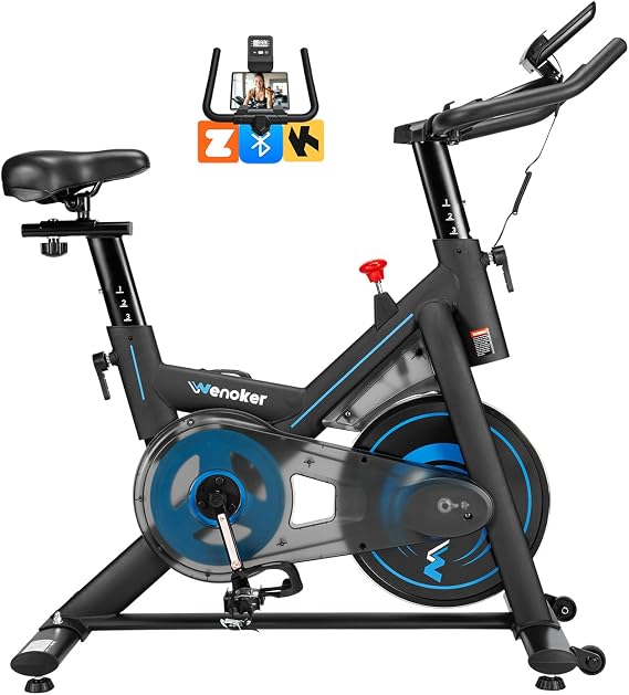 Wenoker Exercise Bike,Adjustable Magnetic Resistance Stationary Bike