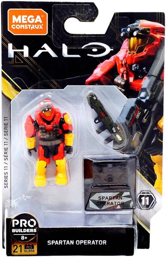 Mega Construx Halo Heroes Probuilder Series 11 Spartan Operator Figure