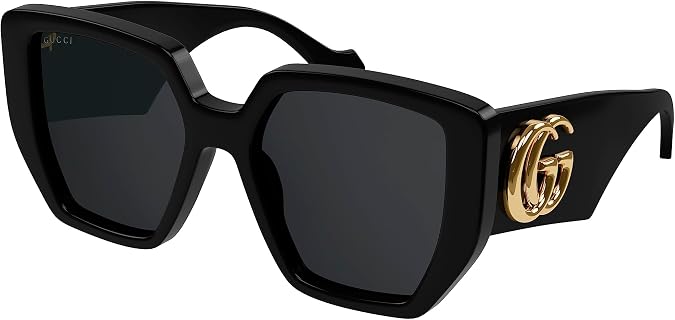 Gucci Grey Geometric Ladies Sunglasses GG0956S 003 54