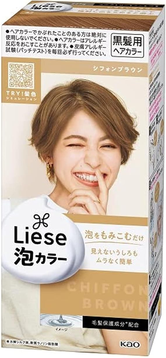 Liese Kao Bubble Hair Colour Prettia - Chiffon Brown