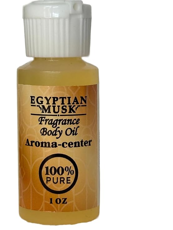 Egyptian Musk Body Oil - Scented Fragrance Oil Based, Rich and Clean - 1 oz (3x10ml)
