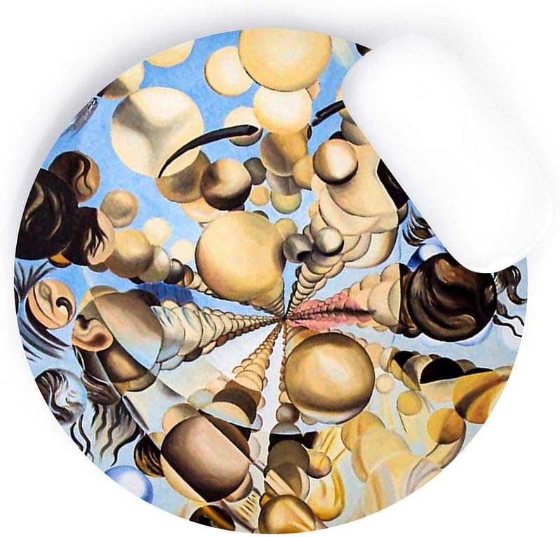 Salvador Dali Round Mouse Pad | Galatea of The Spheres | Art | Artist | Home Décor | Office Product | Work Desk Accessory