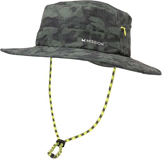 MISSION Cooling Anywhere Boonie Hat - Unisex Wide-Brim Hat for Men & Women - Cools Up to 2 Hours - UPF 50 Sun Protection