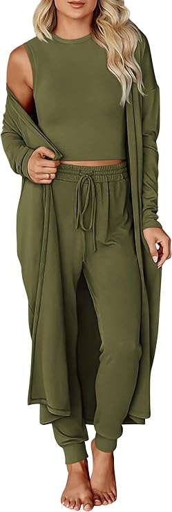 KIRUNDO 3 Piece Lounge Sets for Women Airport Travel Outfit