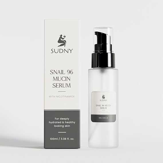 Snail Mucin 96% Repairing Essence with Niacinamide, Aloe Vera & Glycerin - Snail Mucin Serum to Hydrate & Repair Dull Skin & Fine Lines- Gentle Skincare Serums with Snail Serum for Everyday Care
