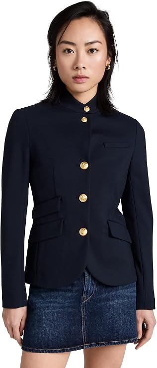 rag & bone Women's Slade Ponte Blazer