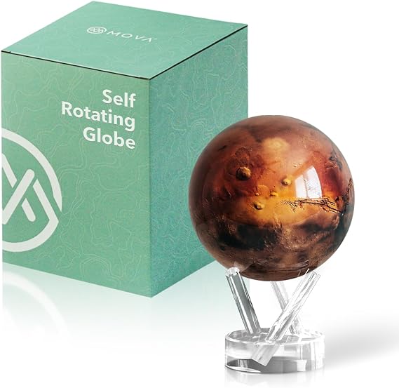 MOVA Self Rotating Globe, Mars Classic (4.5")
