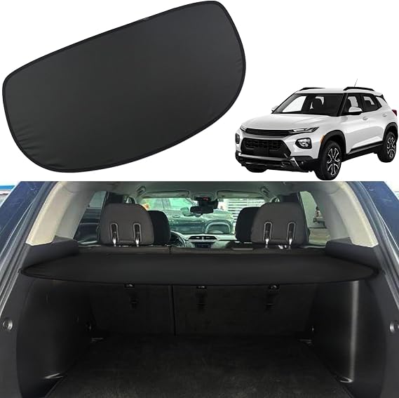 Cargo Cover for Chevy Chevrolet Trailblazer 2021-2024 2025 Accessories Rear Trunk Cover Trunk Security Cover Shielding Shade Black
