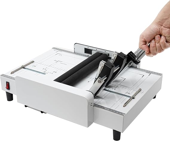 A3 Booklet Maker Automatic Paper Folding and Binding Machine Booklet Folder Stapler Stapling Machine 110V 60W