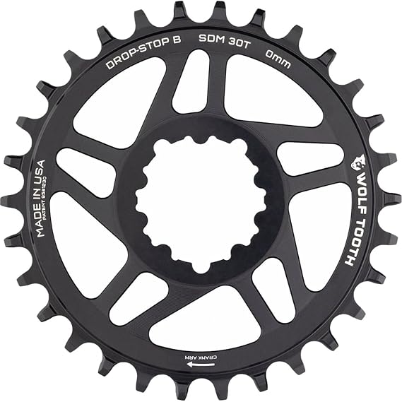 Wolf Tooth Components Drop Stop Powertrac Sram Direct Mount Chainring - Bb30