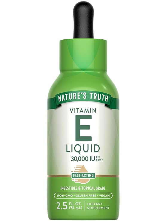Nature's Truth Vitamin E Oil Supplement | 30,000 IU | 2.5 fl oz