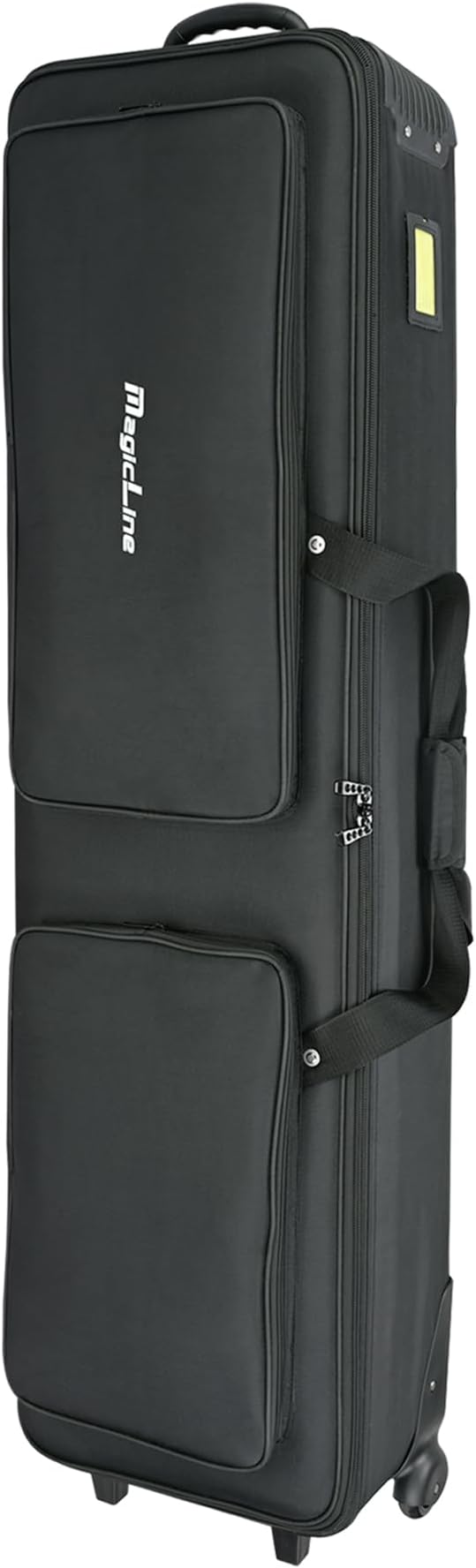 MagicLine Hard Shell 88 Key Keyboard Case, Rolling Piano Bag with Wheels