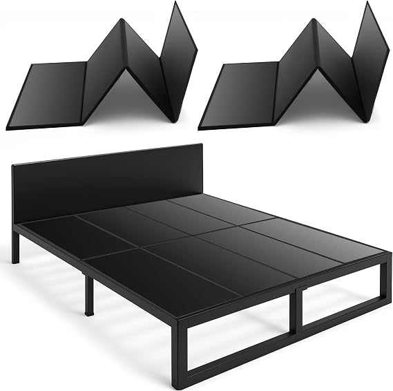 CroBlissful Heavy Duty 10mm King Size Bunkie Board 76 x 80, Black