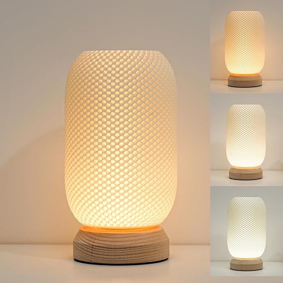 ANLAIBO Bedside Table Lamp for Bedroom, 3-Color Temperature Dimmable Lamp,Bedroom Bedside Night Light, Small Table Lamps for Living Room,bedside lamp,desk lamp,bedside lamps Unique House warmging Gift [Energy Class F]