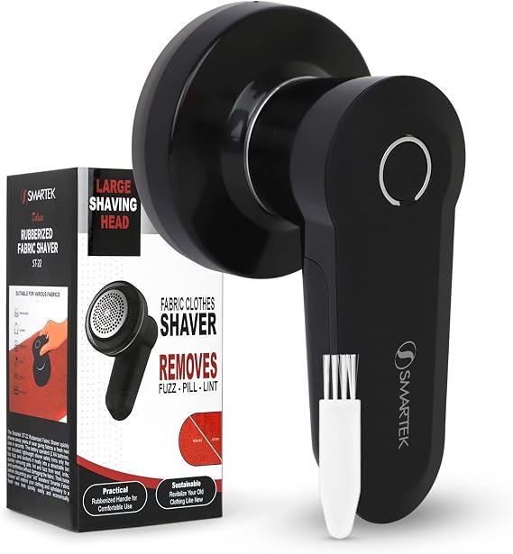 Rubberized Fabric Shaver - Black