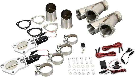 Patriot Exhaust PEC300K Patriot 3" Electric Cutout Dual System w/remote