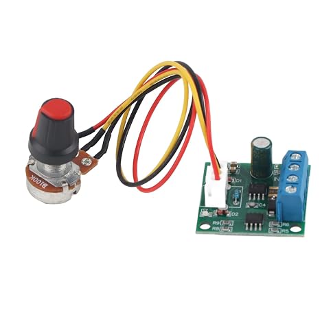 120V 12V Voltage Controller 12V Low Voltage Dc 1.8V to 15V 2A Mini Pwm Motor Speed Controller Regulator Control Module