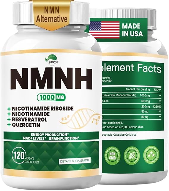 VPKIN NMNH Supplement (Dihydronicotinamide Mononucleotide),NAD Alternative