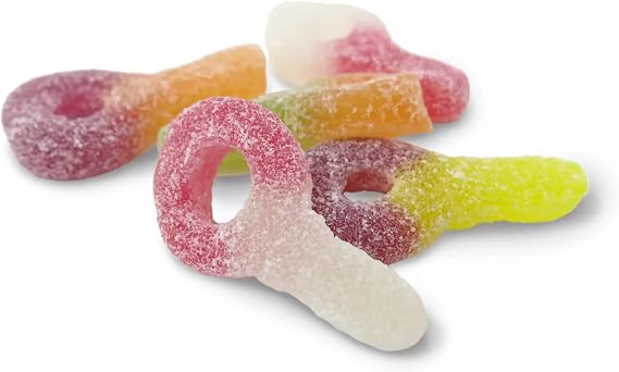 Kingsway Sweets Bulk Wholesale Bags, Pick n Mix, Fizzy, Non Fizzy, Jellies, Classic Sweets (Kingsway Sour Dummies, 1kg)