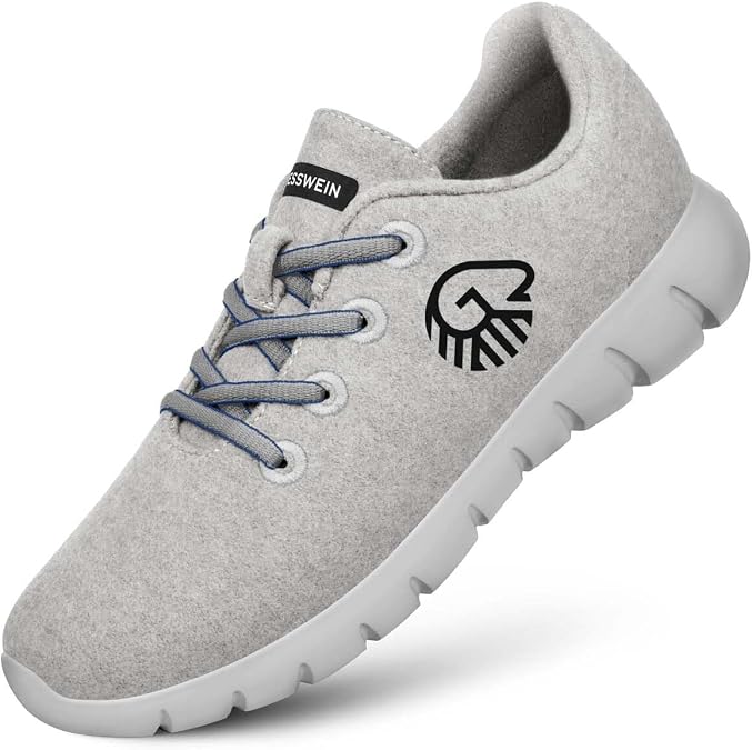 Giesswein Men's Charcoal Merino Runners