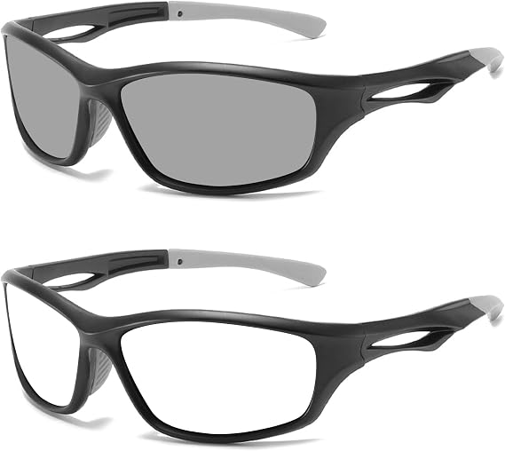Photochromic Full lens Reading Glasses for Mens and Womens Square Sports Transition Sunglasses Readers 0~+4.00