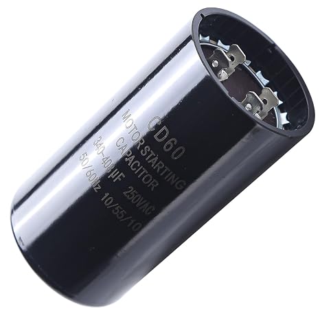 Seentech 340-408 uf/MFD 110-125 VAC 20% Round Motor Start Capacitor 50/60 Hz AC Electric Universal Fit for AC Motor Run or Fan Start and Cool or Heat Pump Air Conditioner