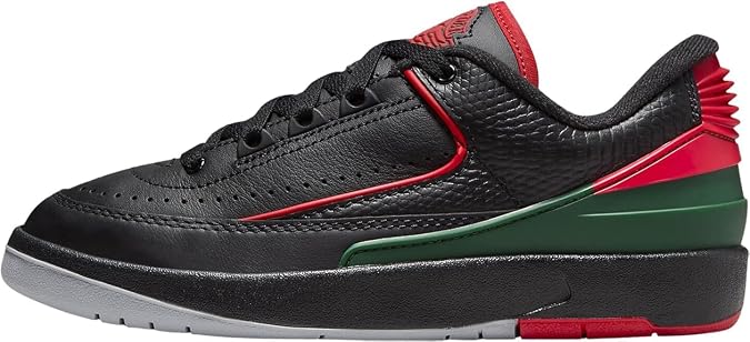 Jordan Big Kid's 2 Retro Python White/Fire Red-Black-Sail (DQ8562 102)