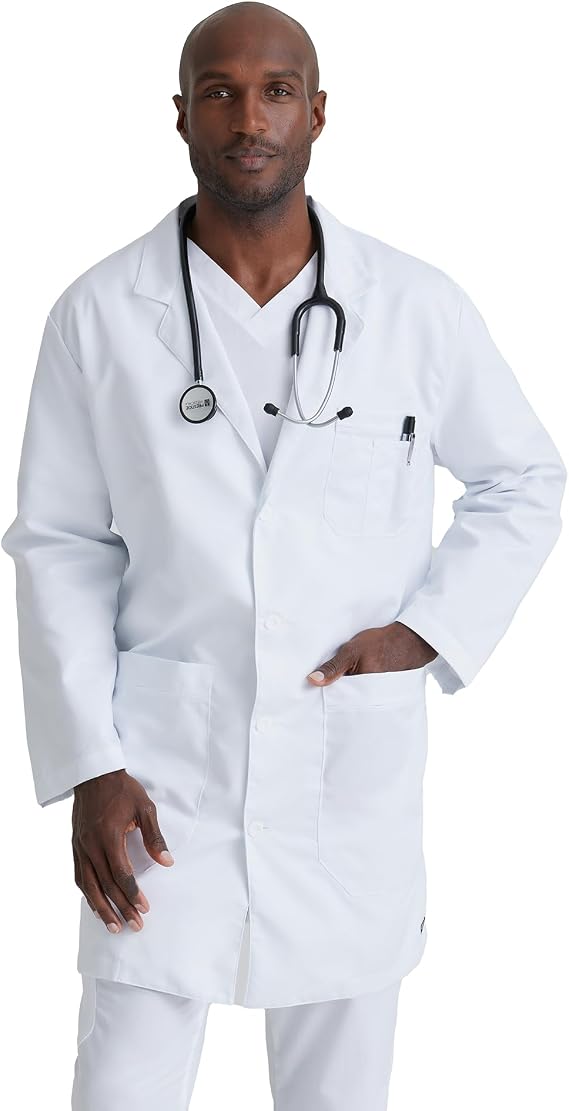 Grey's Anatomy 37" Men's Lab Coat (White, 40)