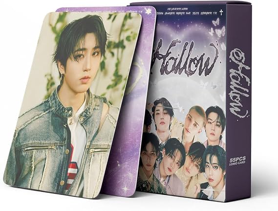 Stray Kids Photocards 2025 New Album Lomo Cards,55PCS Stray Kids Cards for Fans Collection (55PCS-Purple)