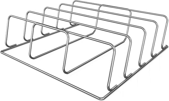 Ninja XL Woodfire Rib Rack, for OG800/OG900, 4-Full Racks of Ribs, Steel