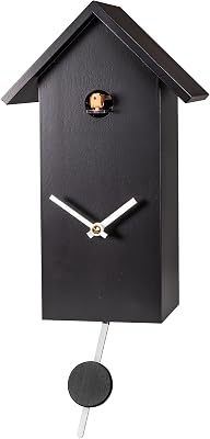 Engstler Modern Quartz Cuckoo Clock with Cuckoo Call