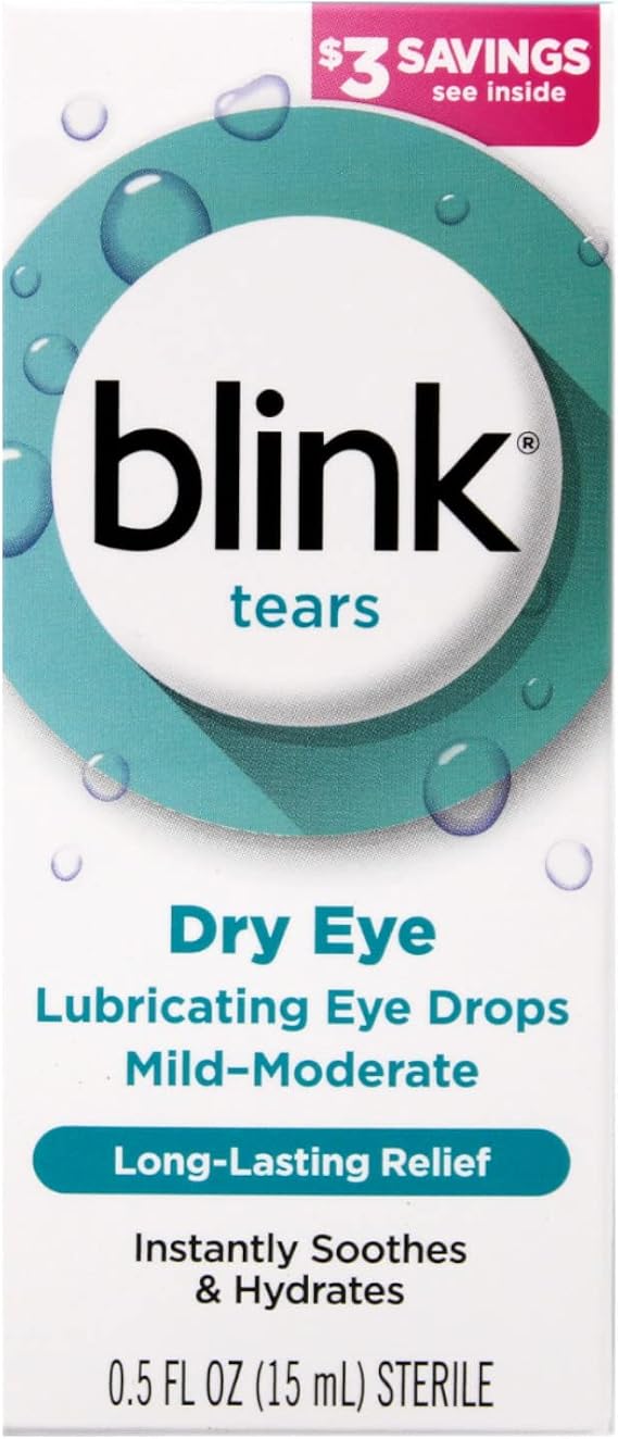 Blink Tears Lubricating Eye Drops, .5 oz.