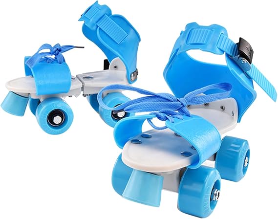 Adjustable Skates 4 Wheels Easy to Wear Simple Design Roller Skates