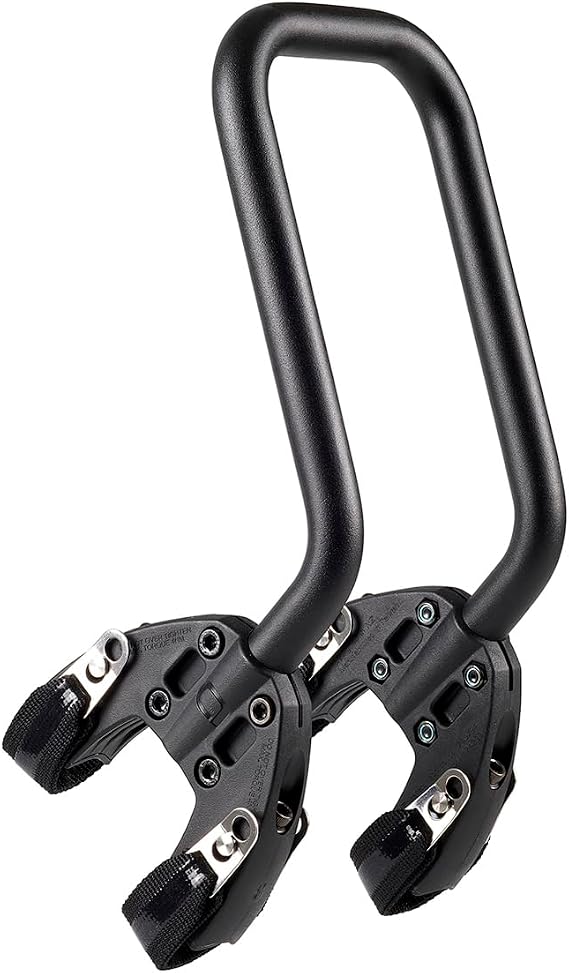 AEROE Spider Front Rack, Easy Install on Front Forks, Fits All Mountain Bikes incl. E MTB and Electric Bikes, Bike Cargo Rack Can Carry Any Type of Luggage, Dry Bag or Tent or Panniers up to 35lbs