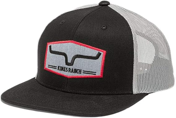 Kimes Ranch Unisex Replay Trucker Hat Embroidered Logo Hayseed Patch Adjustable Snapback One-Size Hat